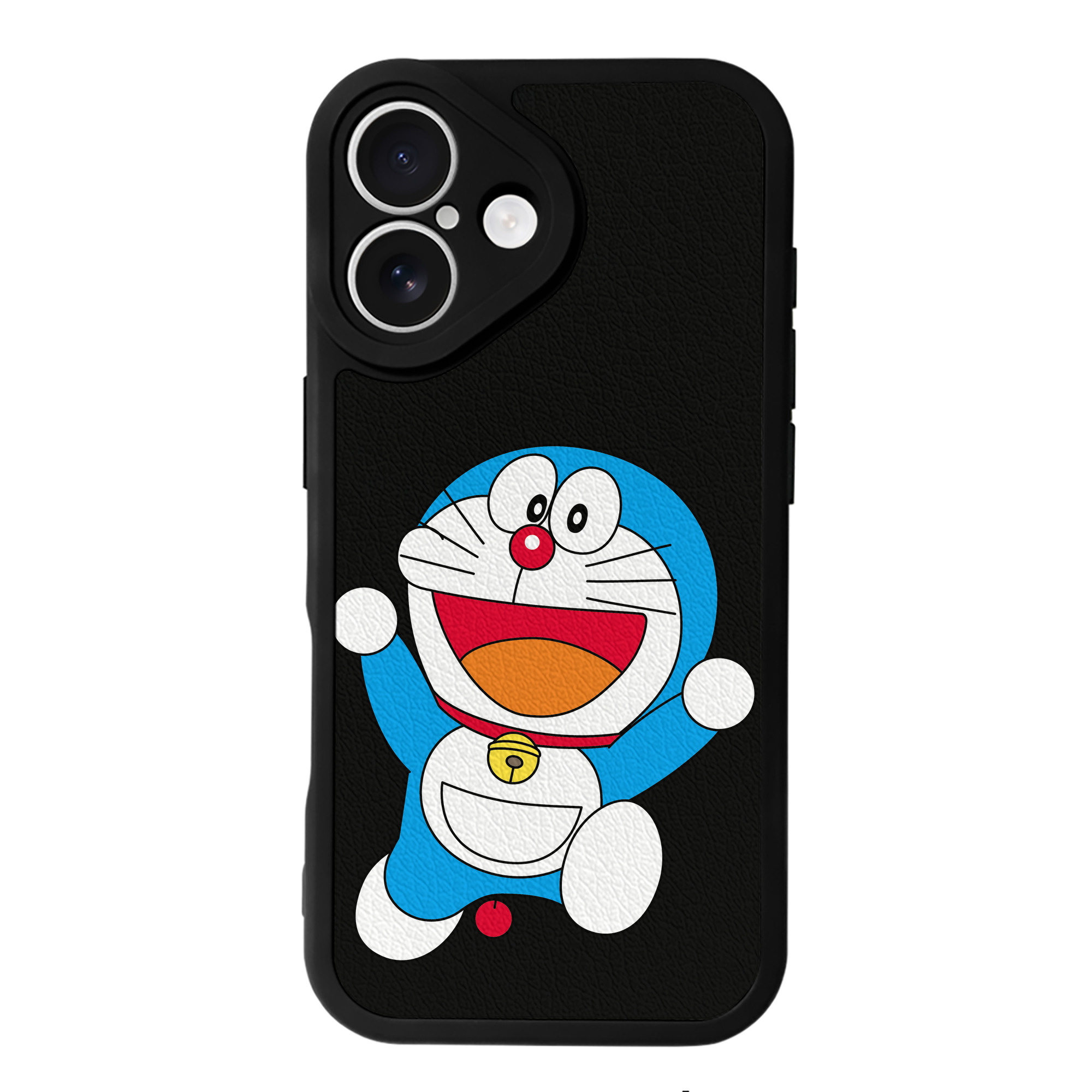 （画像用） ドラえもん Doraemon 【iPhone 16シリーズ対応】シリコンスマホケース（レザー調） 材質：シリコン